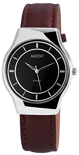 Akzent Armbanduhr Analog Quarz Braun SS7221000062 von Akzent