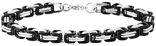 Akzent Blacks Herren-Armband Armschmuck Königskettenarmband Edelstahl 5030528 (20) von Akzent