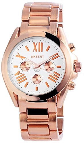 Akzent Unisex Erwachsene Analog Quarz Uhr mit Kein Armband SS8842500013 von Akzent