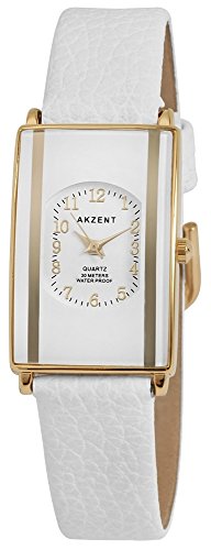 Akzent Damen-Uhren mit Lederimitat Armband SS7302000016 von Akzent