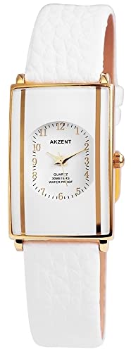Akzent Damen-Uhr Kunstleder Dornschließe Analog Quarz SS7302000036 Akzent Damen-Uhr Kunstleder Dornschließe Analog Quarz SS7302000036 von Akzent