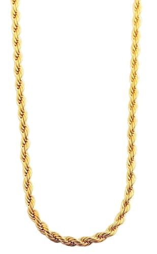 Akzent Damen & Herren aus Edelstahl 45cm, goldfarbig, klassisch verarbeitet – hochwertiges Accessoire von Akzent