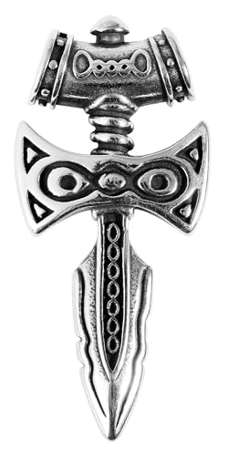 Akzent Edelstahl Anhänger in Silber Unisex | Pferdekopf-Anhänger, 2,1 cm breit | Ösenverschluss | Charms ohne Halskette | Geschenk für Damen & Herren | 100% Wasserfest & Hautverträglich von Akzent