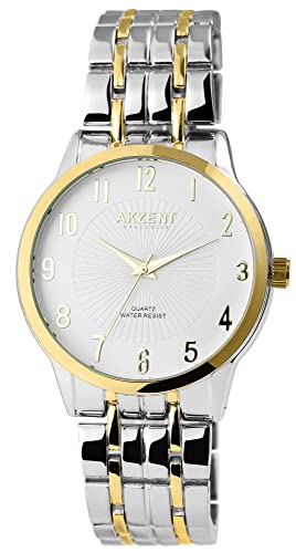 Akzent Herren - Uhr Glieder Metall Armbanduhr Quarz Armbanduhr Analog von Akzent