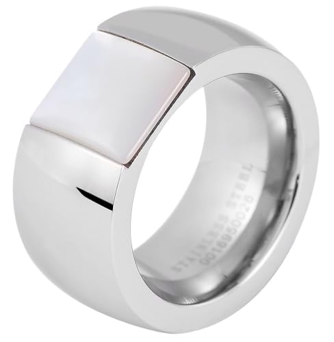 Akzent Ring für Damen aus Edelstahl, Gr. 60, Verlobung oder Hochzeit, Geschenkidee für Damen inkl. Geschenkbox Akzent Ring für Damen aus Edelstahl, Gr. 60, Verlobung oder Hochzeit, Geschenkidee für Damen inkl. Geschenkbox von Akzent