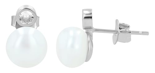 "Asrah" 925/- Echt Silber mit Süßwasserperle Zirkonia, elegant "Asrah" 925/- Echt Silber mit Süßwasserperle Zirkonia, elegant von Akzent