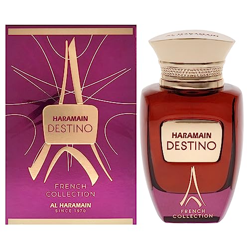 Al Haramain Destino French Collection Eau de Parfum 100ml | Long-lasting Unisex Arabian Perfume | Fragrance of Desire and Allure von Al Haramain