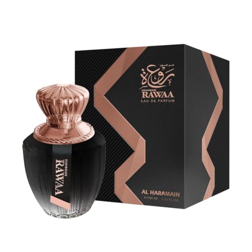 Al Haramain Rawaa 100 ml Parfumspray | Eau de Parfum für Damen | Orientalischer arabischer Duft | Luxuriöses Oud-Parfüm für Damen und Herren von Al Haramain