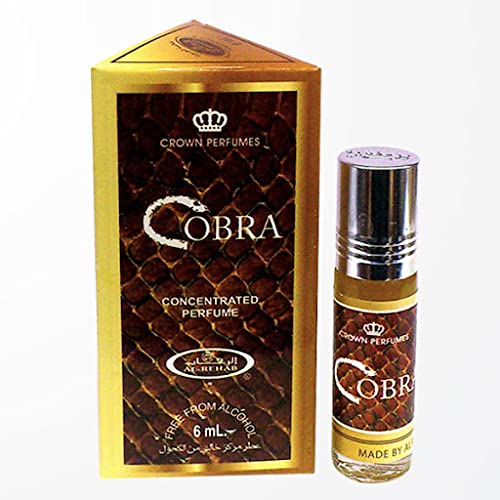 Al-Rehab Cobra Attar 6ml alkoholfrei langanhaltendes Parfüm von Al-Rehab