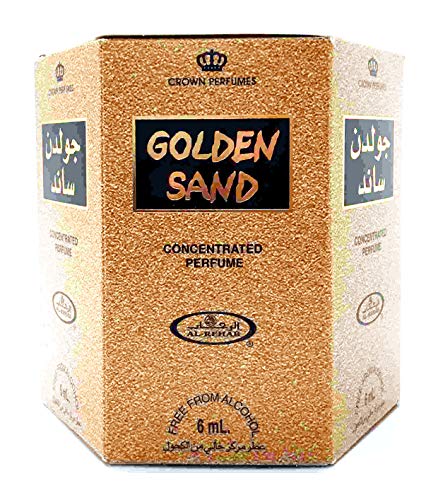 Al-Rehab Crown Perfumes, Golden Sand, Parfümöl, 6 ml, 6er-Pack von Al Rehab