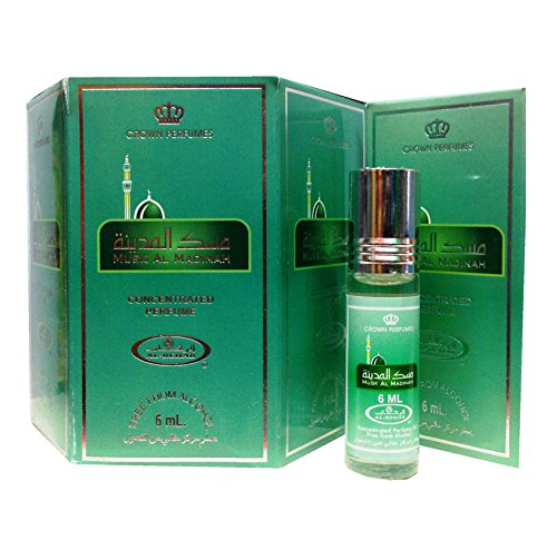Al-Rehab Musk Al Madinah Parfümöl, 6 Stück, je 6 ml von Al-Rehab