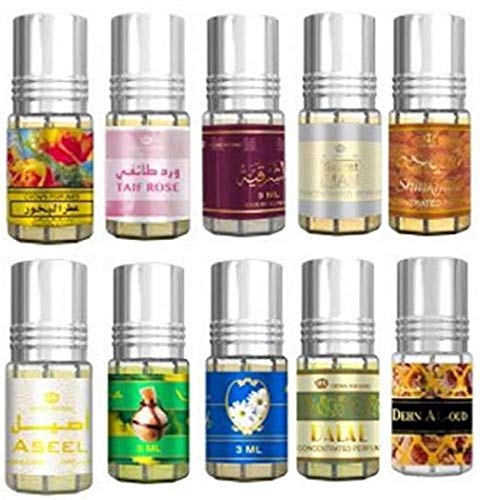 Business Square Attar Parfüm ohne Alkohol, 3 ml, echter Moschus, Oud, Roll-On, hohe Qualität, geeignet für Damen und Herren von Al Rehab