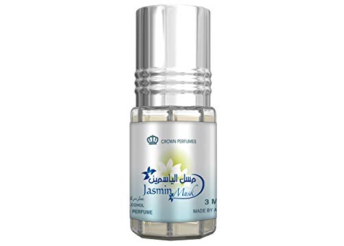 Jasmin Musk Al Rehab Parfum 3ml Oil (alkoholfrei, amber, orientalisch, arabisch, oud, misk, moschus, natural perfume, adlerholz, ätherisch, attar scent) von Al Rehab