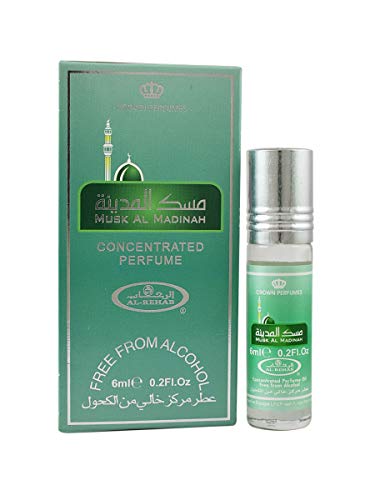 Musk Al Madinah Al Rehab Attar Oil Parfüm Duft Roll On Alkoholfrei 6 ml von Al-Rehab