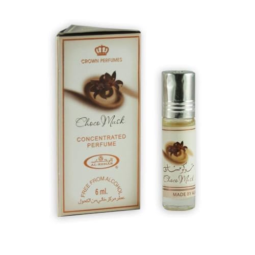 Musk Parfüm Al Rehab Choco Moschus, 6 ml, 100 % Öl von Al-Rehab