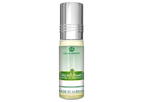 Musk al Madinah Al Rehab Parfum 6ml Oil (alkoholfrei, hochwertig, orientalisch, arabisch, oud, misk, moschus, natural perfume, amber, adlerholz, ätherisch, attar scent) von Al Rehab