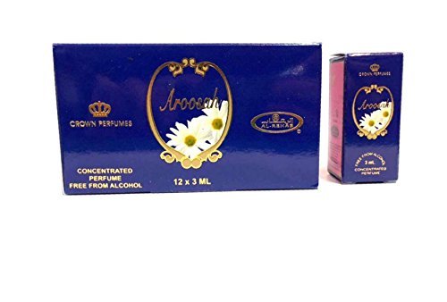 Packung 12 Moschus Parfüm Al Rehab Aroosah 3ml 100% Öl Packung 12 Moschus Parfüm Al Rehab Aroosah 3ml 100% Öl von Al-Rehab