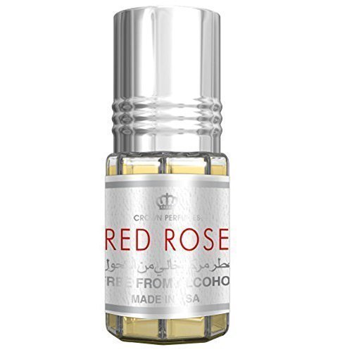 Red Rose Al Rehab Parfum 3ml Oil (alkoholfrei, amber, orientalisch, arabisch, oud, misk, moschus, natural perfume, adlerholz, ätherisch, attar scent) von Al Rehab