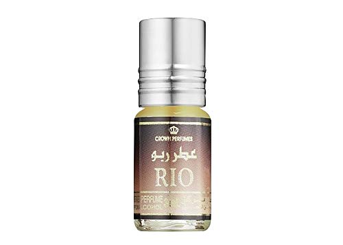 Rio Al Rehab Parfum 3ml Oil (alkoholfrei, amber, orientalisch, arabisch, oud, misk, moschus, natural perfume, adlerholz, ätherisch, attar scent) von Al Rehab