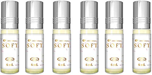 Soft Perfume Oil for women - 6 x 6ml by Al Rehab by Al Rehab von Al-Rehab