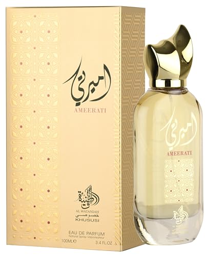 Al Wataniah Ameerati Eau de Parfum, 100 ml, blumiger und holziger Duft, anspruchsvoller und langanhaltender Duft für Frauen, perfekt für besondere Anlässe von Al Wataniah