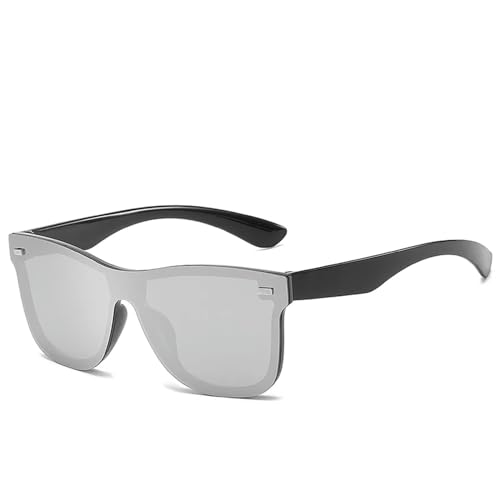 AlHECE Sonnenbrille Ein Stück Trend Persönlichkeit Brillenschutz Reflektierende Rahmenlose Sonnenbrille Uv400-C7 von AlHECE