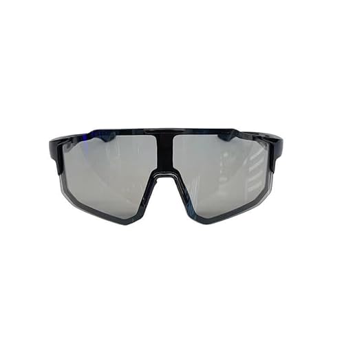 AlHECE Sonnenbrille Outdoor Sport Radfahren Bergsteigen Winddichte Sonnenbrille Große Rahmenfarbe Ändert Polarisiertes Licht Uv400 Beständige Schutzbrille-B von AlHECE