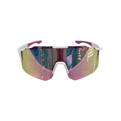 AlHECE Sonnenbrille Outdoor Sport Radfahren Bergsteigen Winddichte Sonnenbrille Große Rahmenfarbe Ändert Polarisiertes Licht Uv400 Beständige Schutzbrille-E von AlHECE