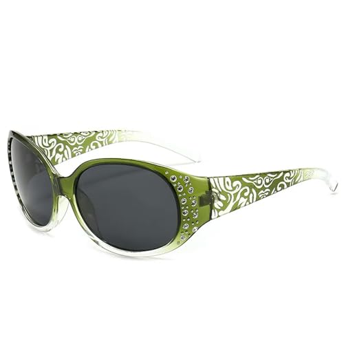 AlHECE Sonnenbrille Polarisierte Sonnenbrille Frauen Retro Design Lady Sun Shades Uv400 Schutz-Grün von AlHECE