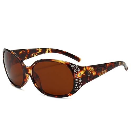 AlHECE Sonnenbrille Polarisierte Sonnenbrille Frauen Retro Design Lady Sun Shades Uv400 Schutz-Schildkrötentee von AlHECE