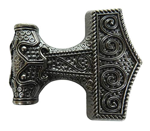 Alaani Thorshammer Mjölnir Viking Wikinger Gürtelschnalle Buckle Mod.2 von Alaani