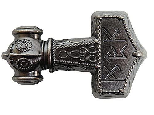 Alaani Thorshammer Mjölnir Viking Wikinger Gürtelschnalle Buckle Mod.4 von Alaani