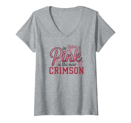 Damen Alabama Breast Cancer Awareness - Cancer Survivor Pink T-Shirt mit V-Ausschnitt Damen Alabama Breast Cancer Awareness - Cancer Survivor Pink T-Shirt mit V-Ausschnitt von Alabama Breast Cancer Awareness Outfits