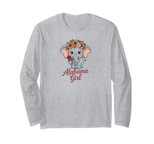 Alabama Girl Langarmshirt von Alabama Floral Apparel