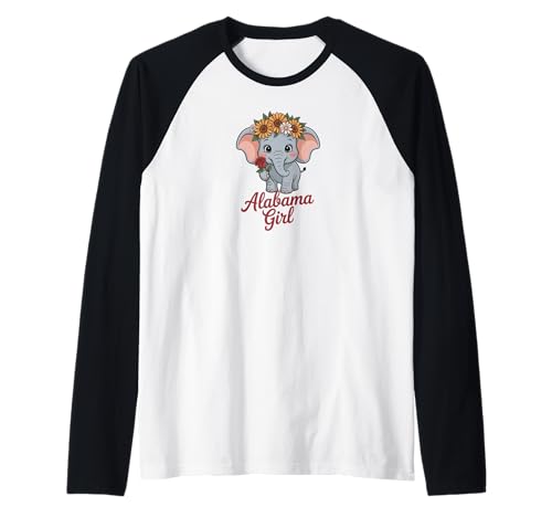 Alabama Girl Raglan Alabama Girl Raglan von Alabama Floral Apparel