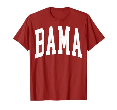 Alabama White AL State Vintage-Sportliebhaber Herren Damen T-Shirt von Alabama Gifts by MCMA