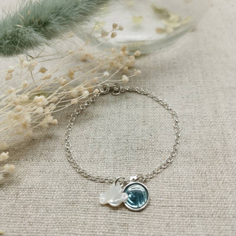Armband Religiöse Kette in Silber Charms von AlabridesLezards