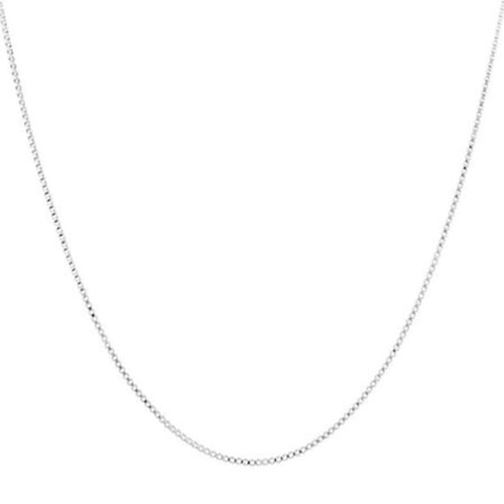 Massive Sterling Silber Venezianerkette, 925 Italien Box Silberkette(C04 von AladaGifts