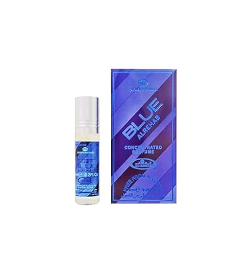 Al-Rehab Blue Parfüm Roll On 6ml Parfümöl Duftöl von Alaffan