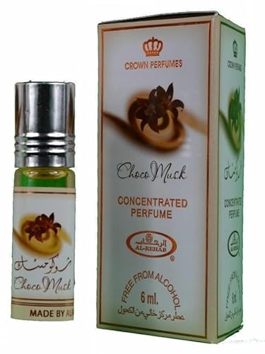 Al-Rehab Choco Musk Parfüm Roll On 6ml Parfümöl Duftöl von Alaffan