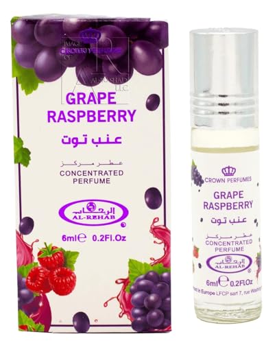 Al-Rehab Grape Raspberry Parfüm Roll On 6ml Parfümöl Duftöl von Alaffan