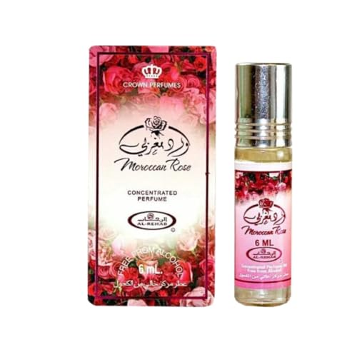 Al-Rehab Moroccan Rose Parfümöl Roll On 6ml Duftöl von Alaffan