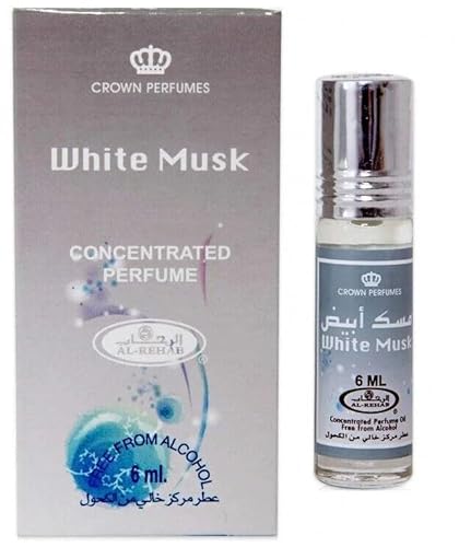 Al-Rehab White Musk Parfüm Roll On 6ml Parfümöl Duftöl von Alaffan