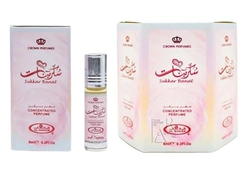 Sukkar Banat Al-Rehab Parfümöl Roll On 6 X 6ml von Alaffan