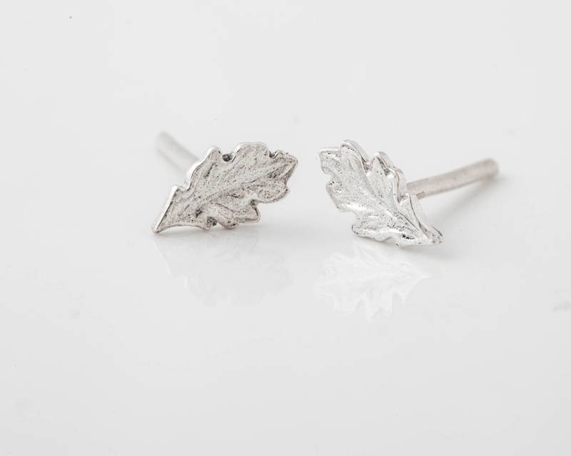 Satz Ohrringe, Kleine Goldohrringe, Ohrsteckerset, Silberner Blattohrstecker, Kleiner Ohrstecker, Boho 3Er-Set Ohrring von Alagia