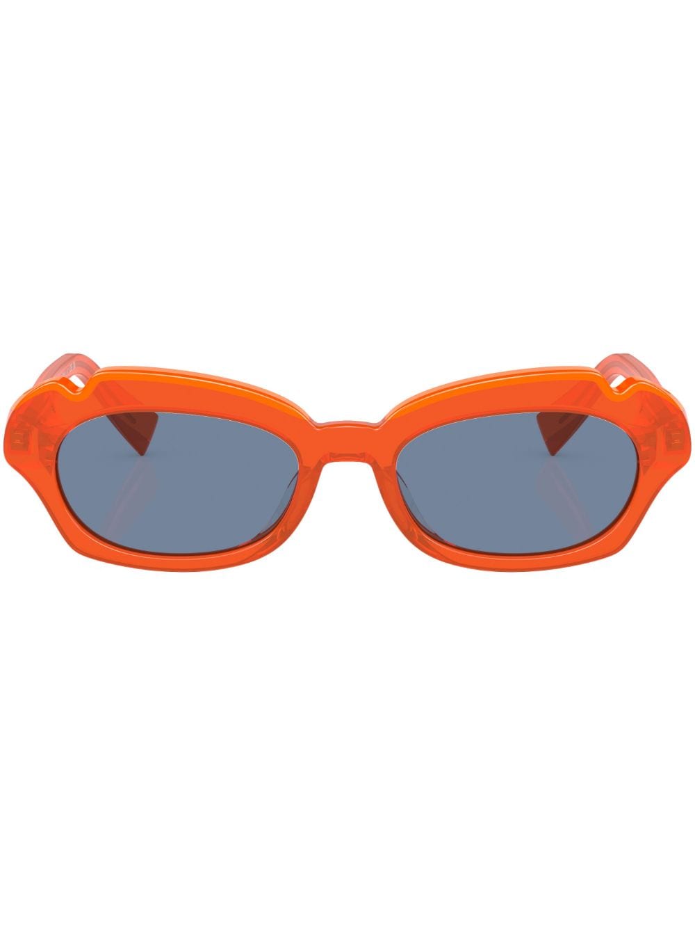 Alain Mikli Sonnenbrille mit rundem Gestell - Orange von Alain Mikli