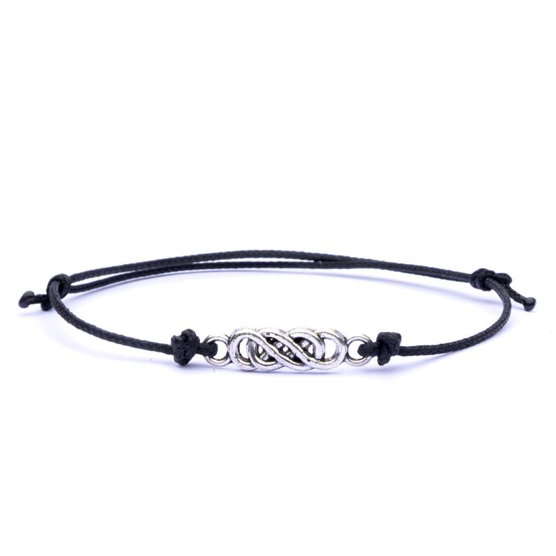Handgemachtes Infinity Armband Glücksbringer, Verstellbare Schnur Handgemachtes Infinity Armband Glücksbringer, Verstellbare Schnur von AlamussBracelets
