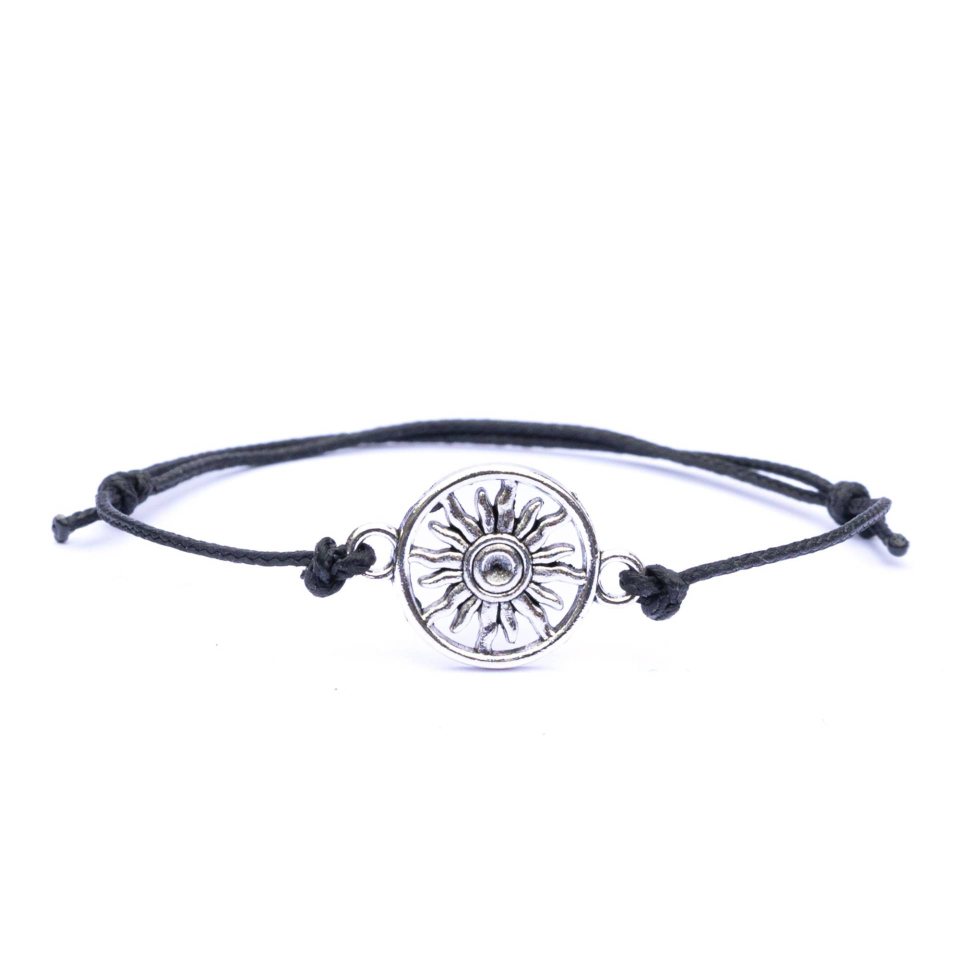 Handgefertigtes Armband Aus Stahlseil - Symbol Der Macht Mit Sonnenblumenanhänger Handgefertigtes Armband Aus Stahlseil - Symbol Der Macht Mit Sonnenblumenanhänger von AlamussBracelets