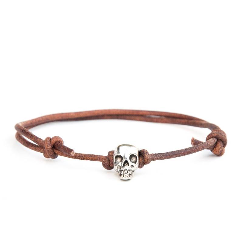 Totenkopf Armband - Biker Aus Leder Für Herren Und Damen Femme Homme Totenkopf Armband - Biker Aus Leder Für Herren Und Damen Femme Homme von AlamussBracelets