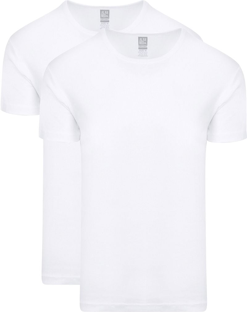 Alan Red Copenhagen T-Shirt Weiß 2er-Pack - Größe XXL von Alan Red